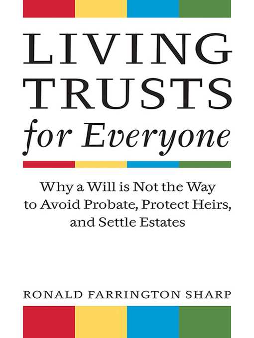 Title details for Living Trusts for Everyone by Ronald Farrington Sharp - Available